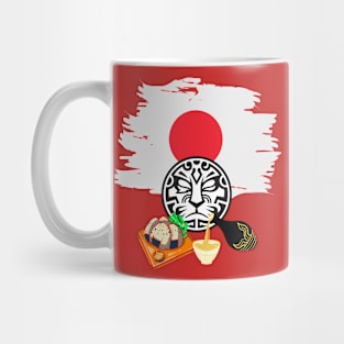 Jinrai; Red Sun Mug